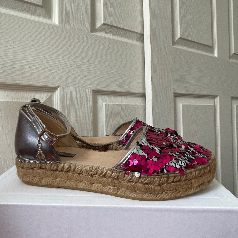 Patrizia Pepe sequins espadrilles sandals